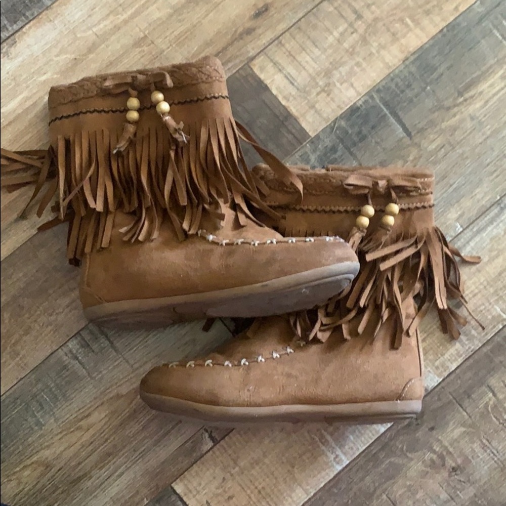 Toddler Girls Fringe Boots